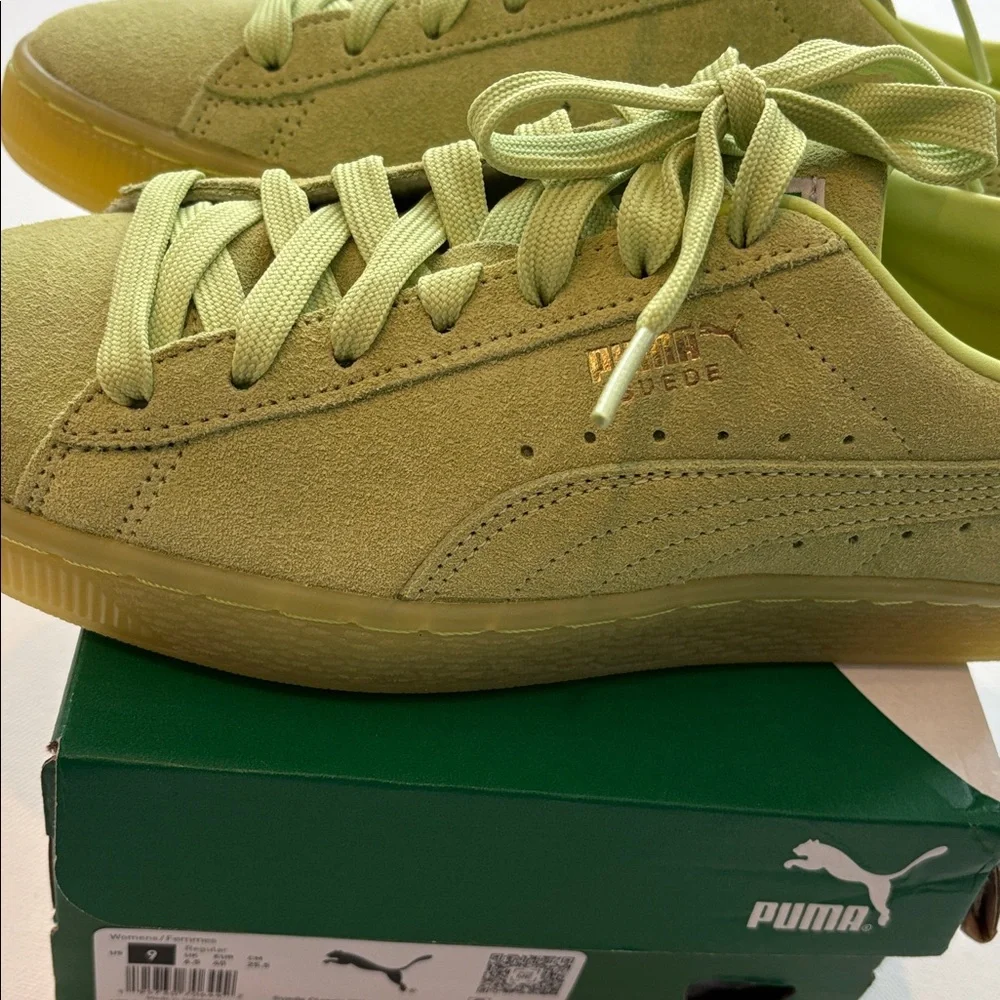 PUMA Suede Classic XXI Sneakers- NIB-Lily Pad- Size 9 - Picture 10 of 11